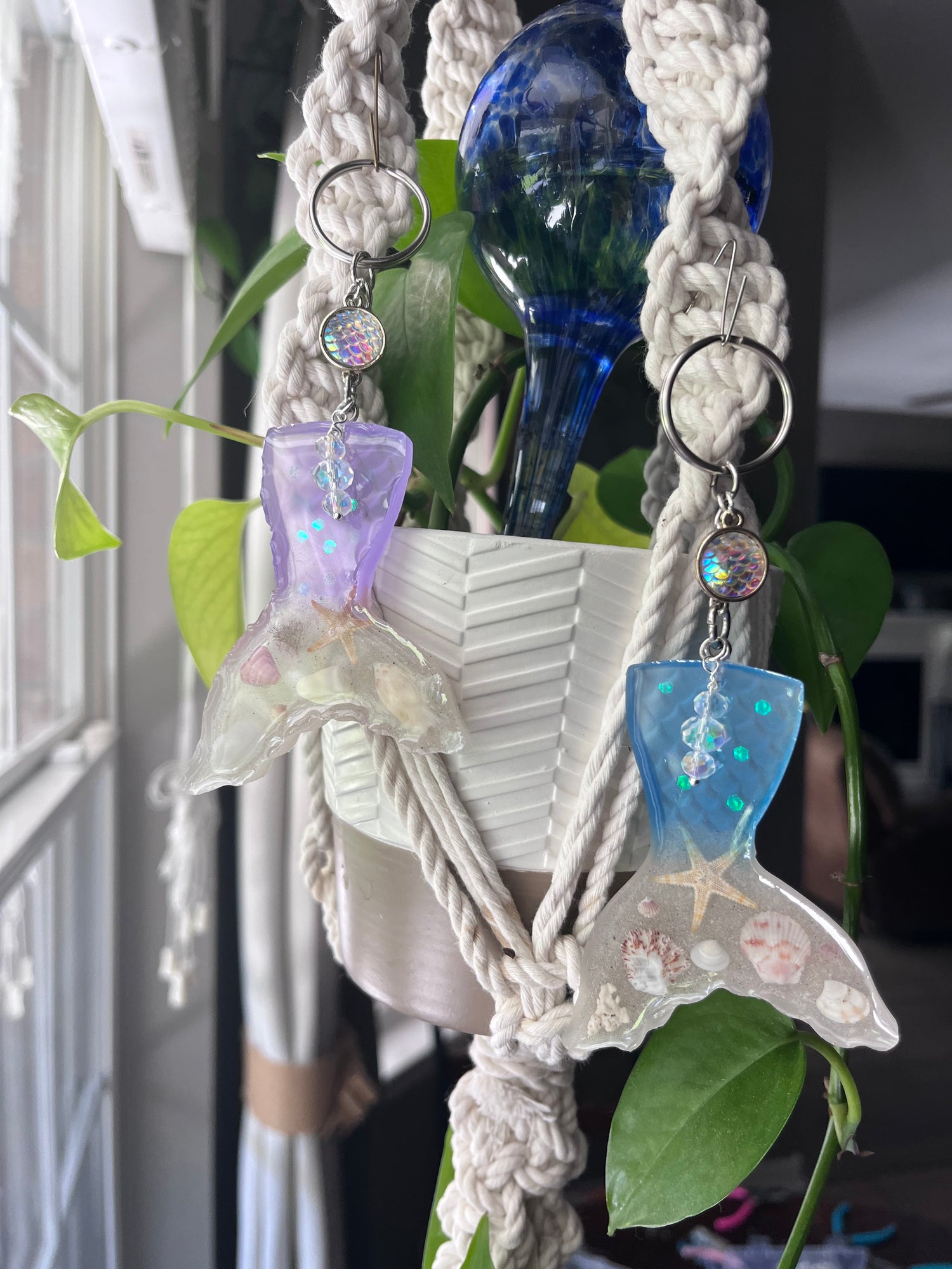 Mermaid Tail Keychains - High Tides, Mermaid Vibes!