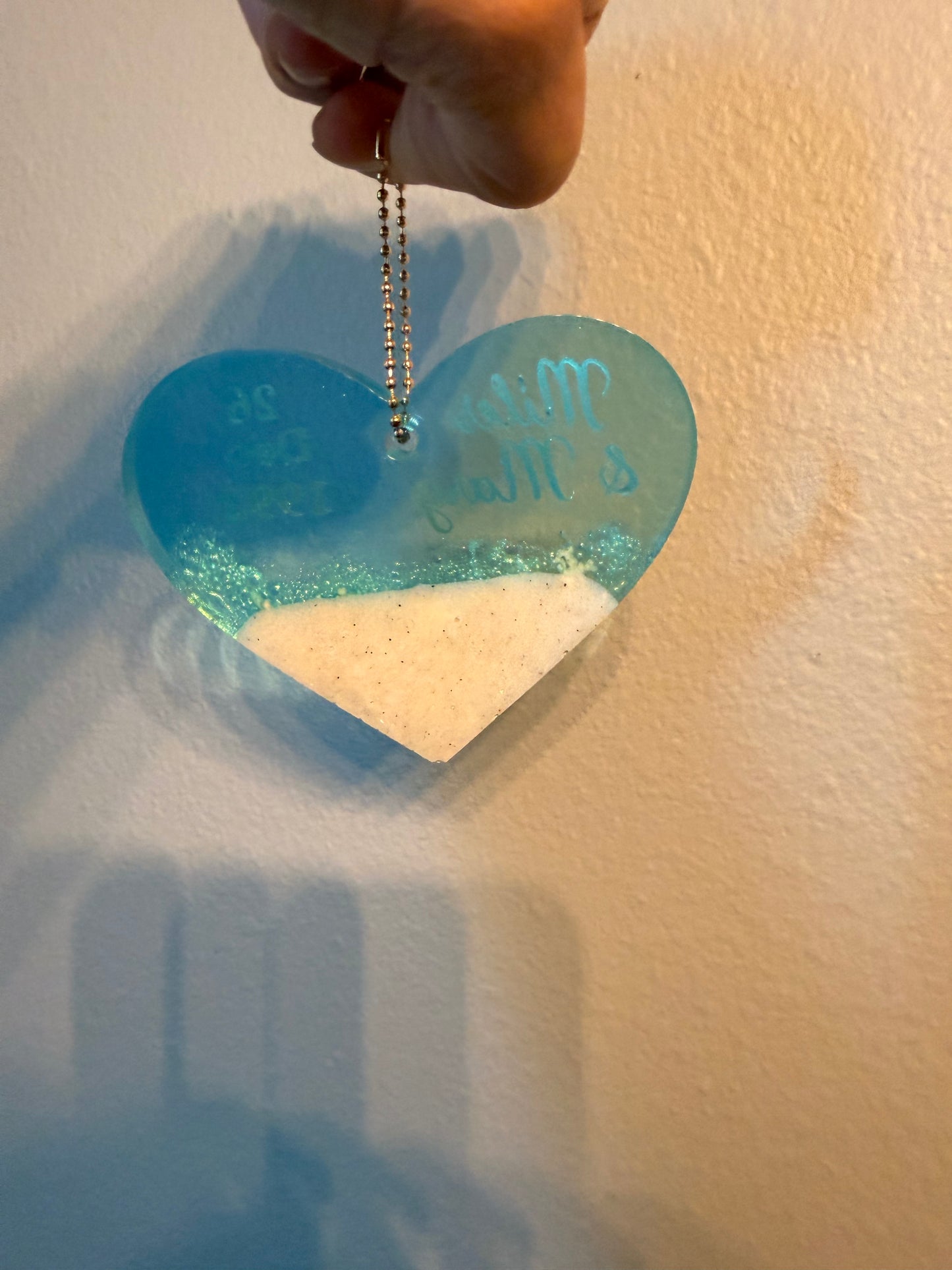 Custom Order Personalized Heart Keepsake