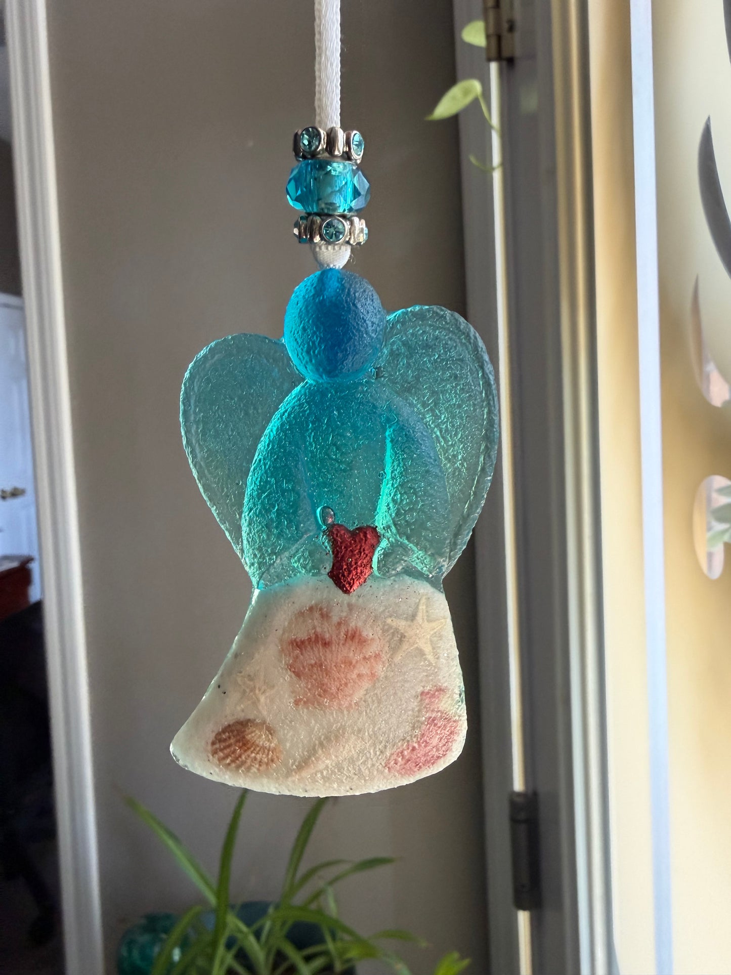 Handmade Resin Coastal Angel Ornament