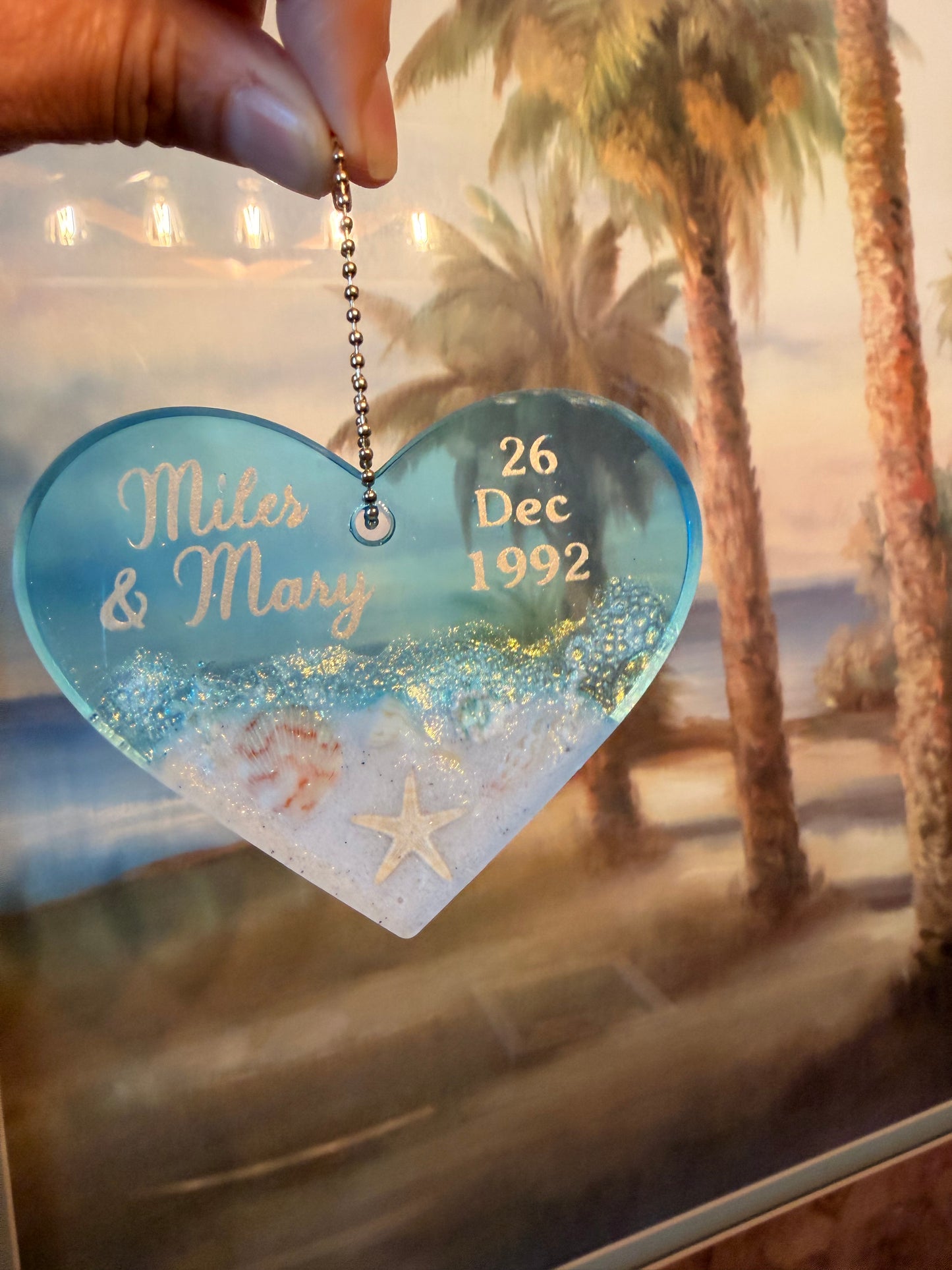 Custom Order Personalized Heart Keepsake